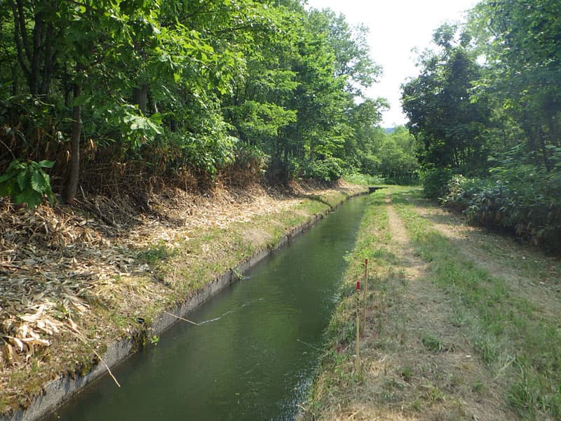 幌加内地区　幌加内幹線用水路東栄北工区工事